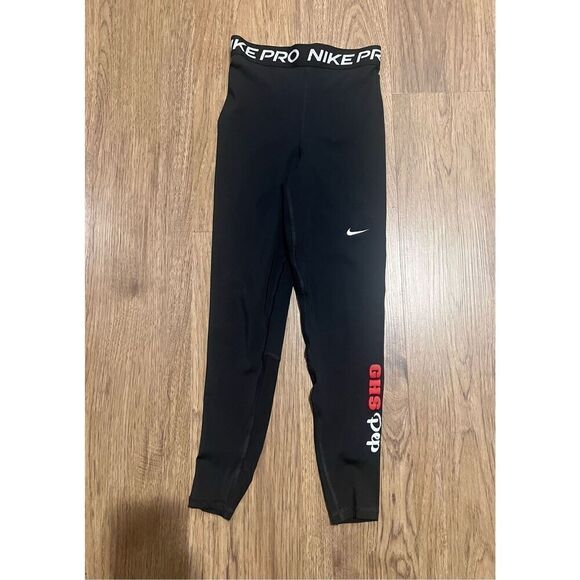 Nike Pro Womens Black Dri-fit Full Leggings size XS - Picture 1 of 3